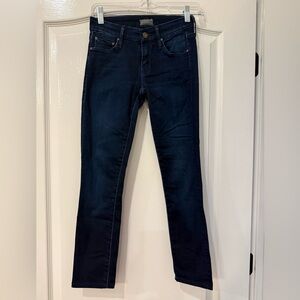 MOTHER The Looker Body Electric Jeans in Dark Blue